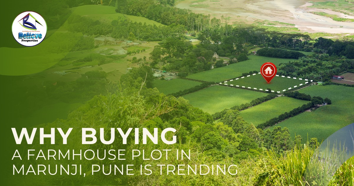Why Buying a Farmhouse Plot in Marunji, Pune is Trending